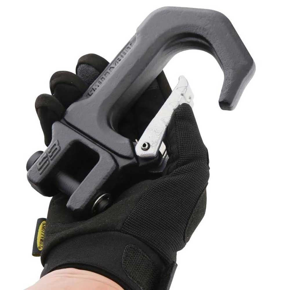 Gancio verricello forgiato nero Smittybilt Delta Series 12000 - Autoricambi4x4