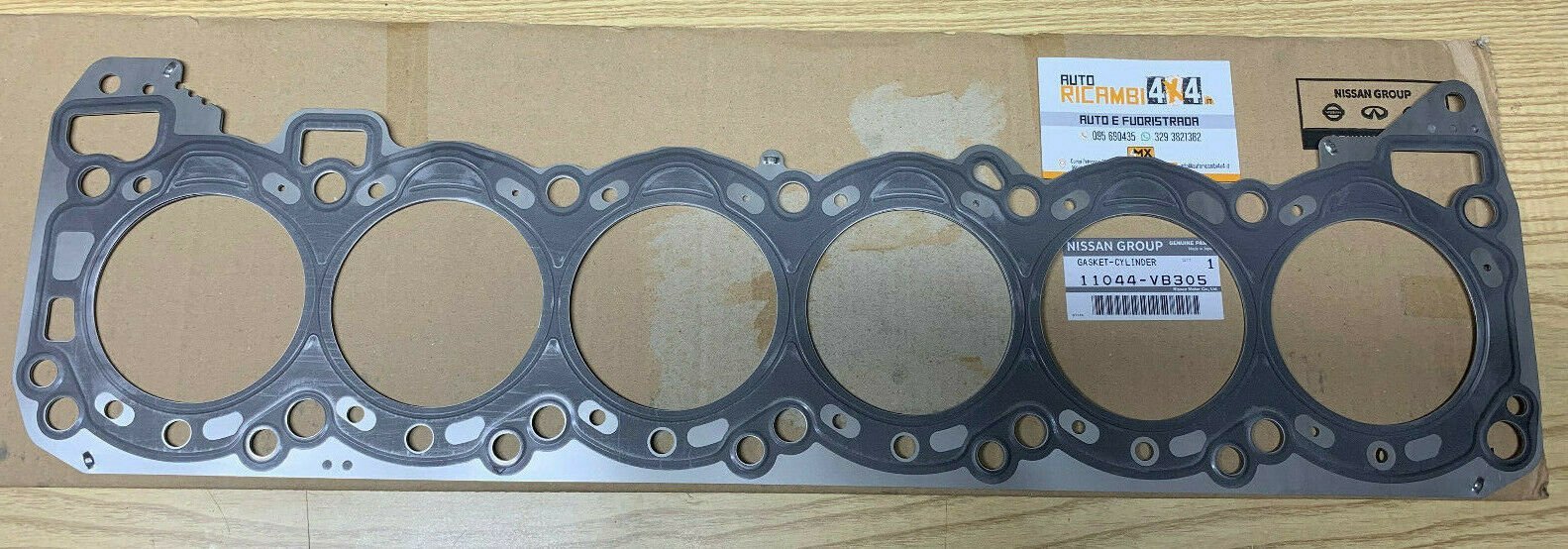 GUARNIZIONE TESTATA NISSAN PATROL (K260)/ PATROL GR (Y60 - Y61) 2.8 TD (ORIGINALE) 3 TACCHE - Autoricambi4x4