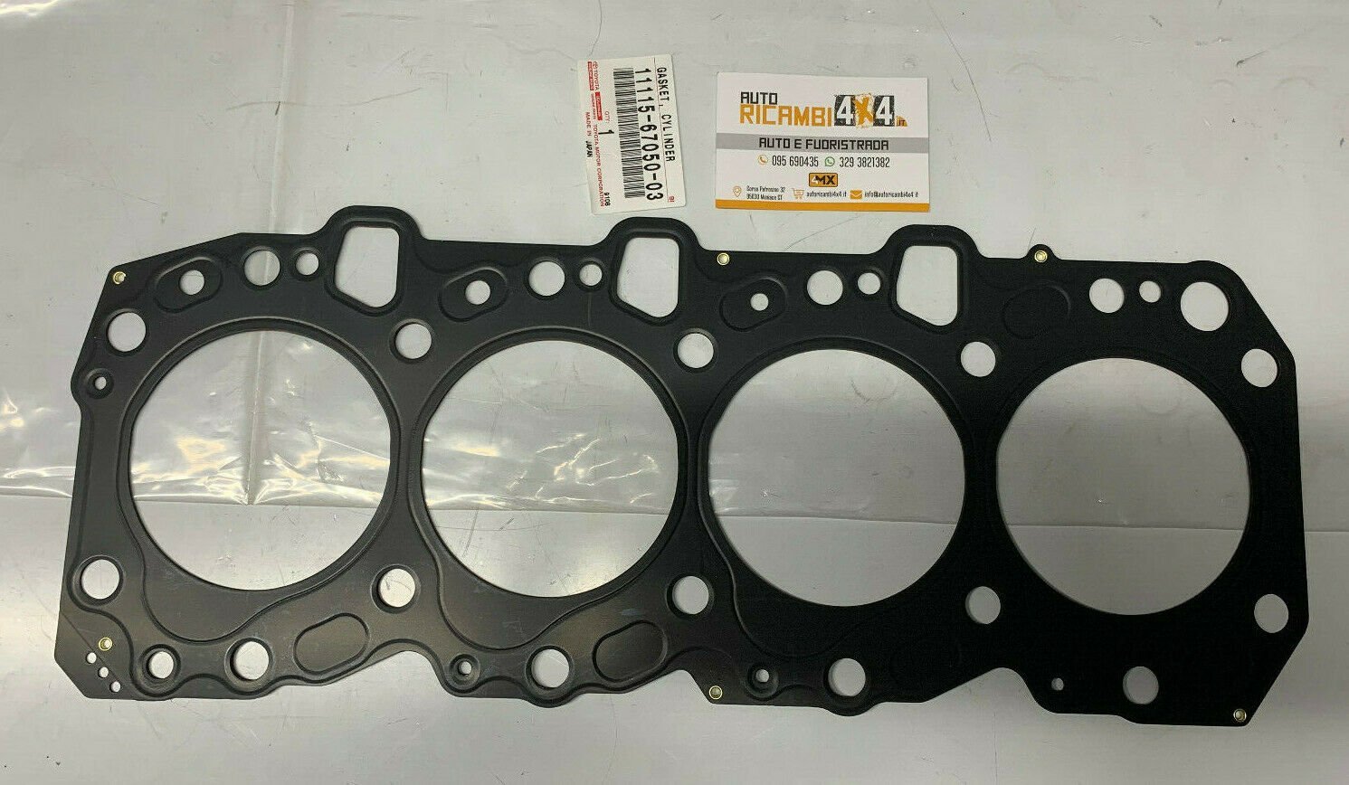 GUARNIZIONE TESTATA TOYOTA LAND CRUISER/ 4RUNNER 3.0 TD (ORIGINALE) 3 TACCHE - Autoricambi4x4