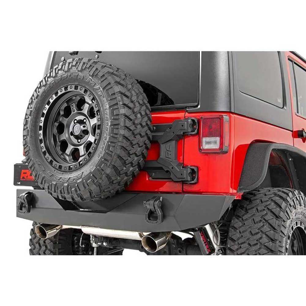 HD hinged spare tire carrier kit Rough Country - Autoricambi4x4