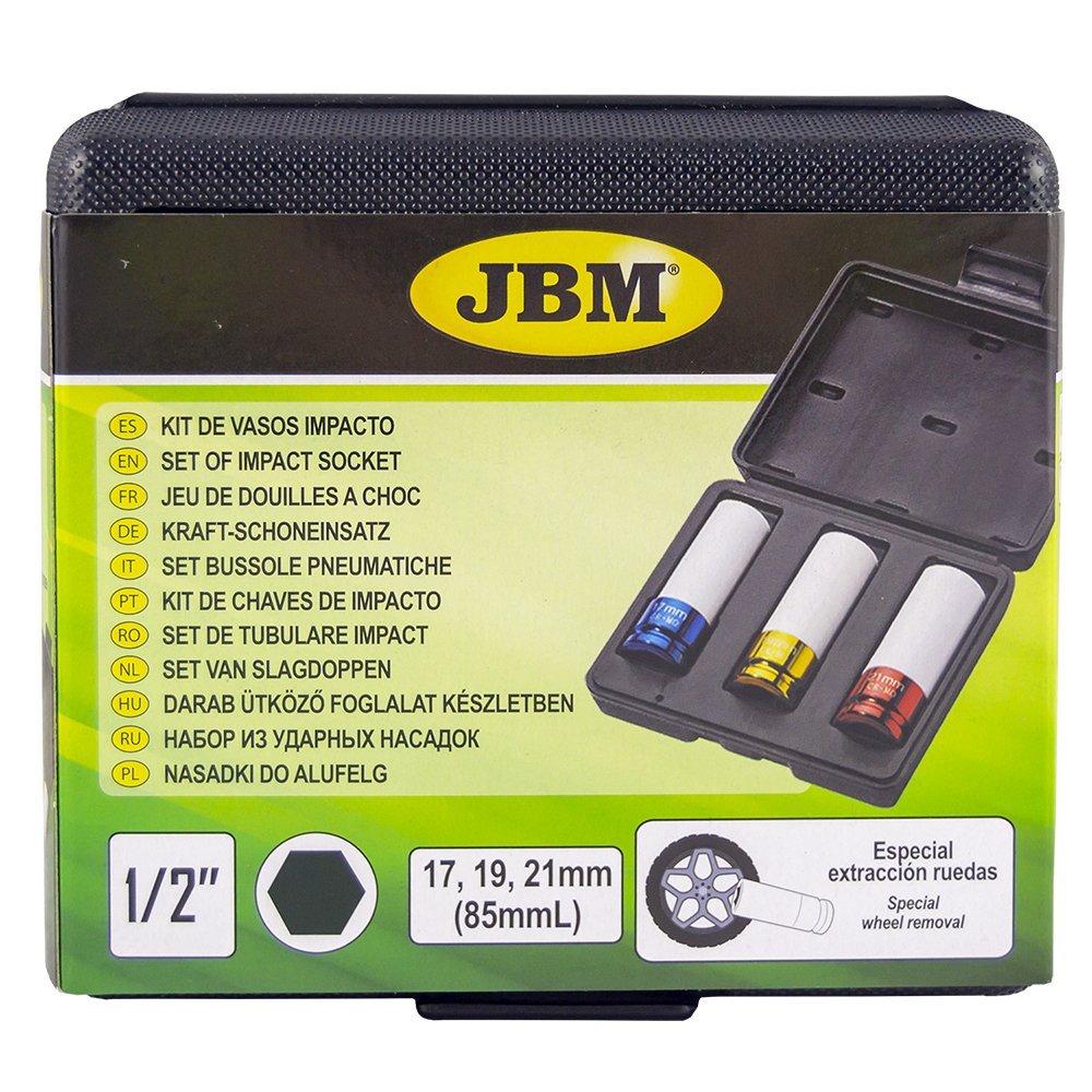 KIT 3 BUSSOLE PNEUMATICHE 1/2" (17 - 19 - 21 mm) - Autoricambi4x4