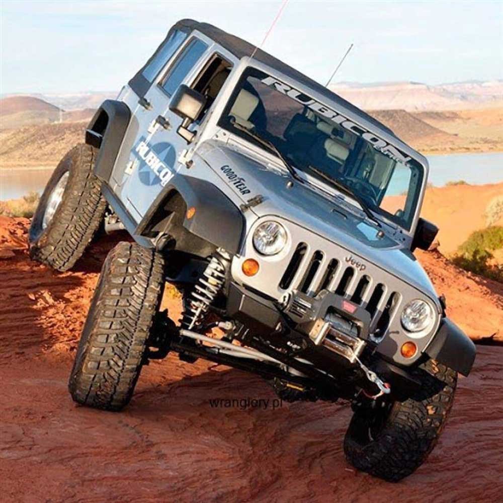 Kit di aggiornamento ammortizzatori Coilover posteriori Rubicon Express Lift 3 - 4,5" - Autoricambi4x4