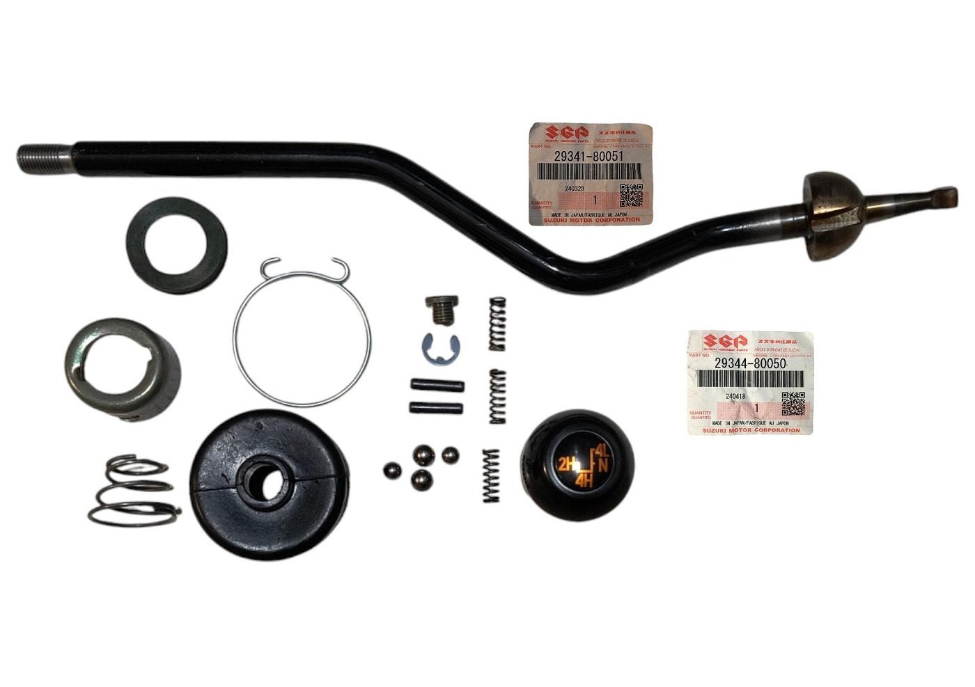 KIT LEVA RIDUTTORE COMPLETA SUZUKI SJ410/ SJ413/ SAMURAI/ SANTANA (ORIGINALE) - Autoricambi4x4