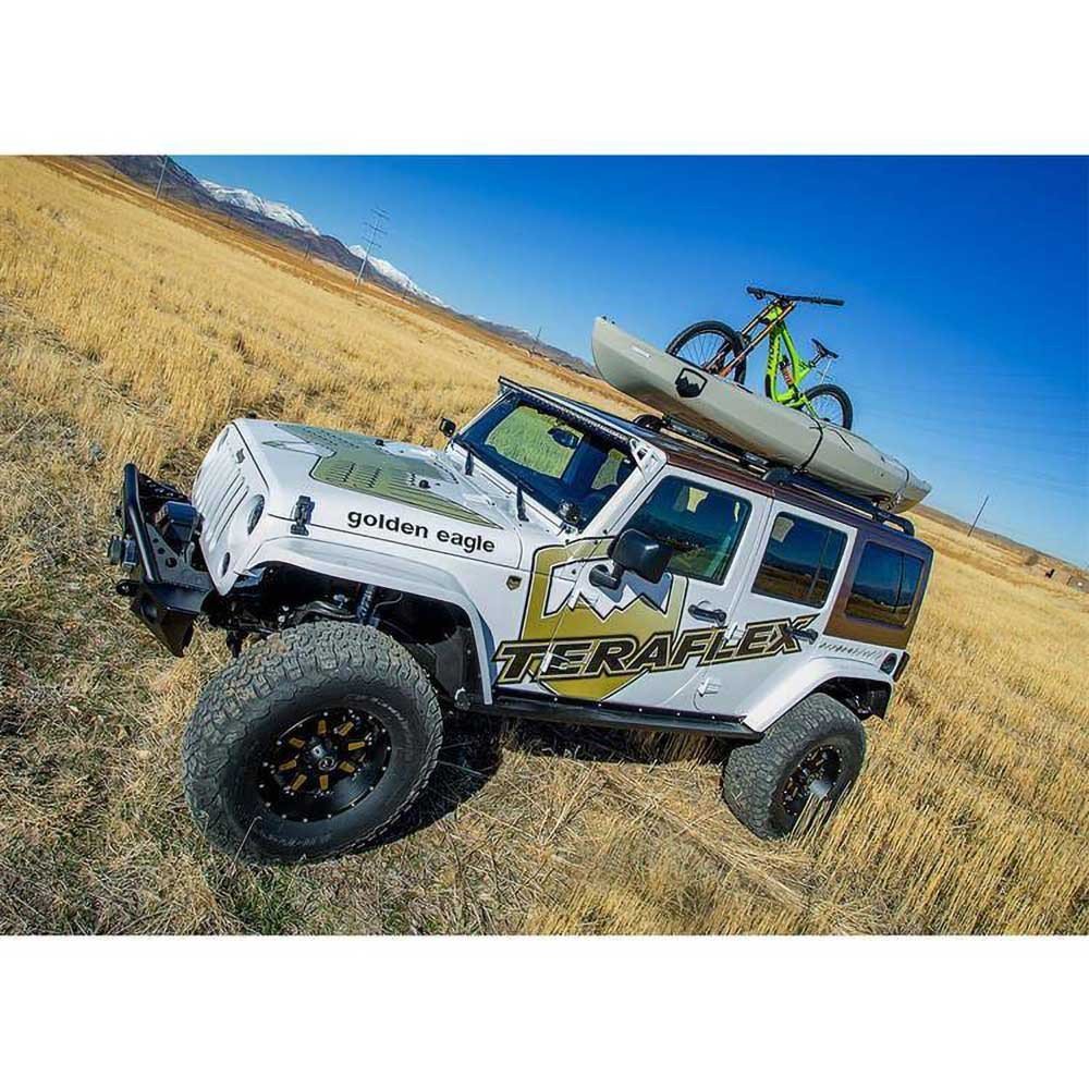 Kit principale rail portapacchi argento TeraFlex Nebo - Autoricambi4x4