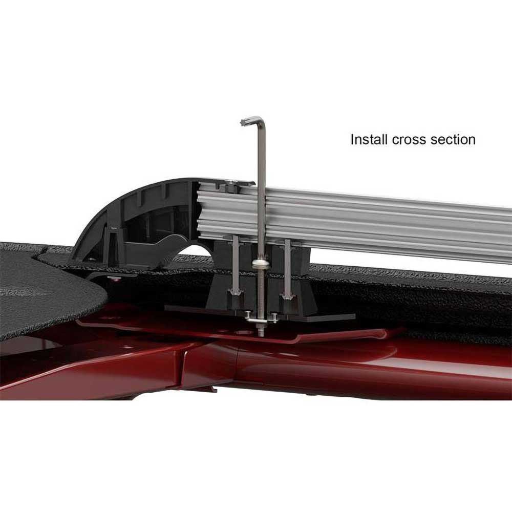 Kit principale rail portapacchi nero TeraFlex Nebo - Autoricambi4x4