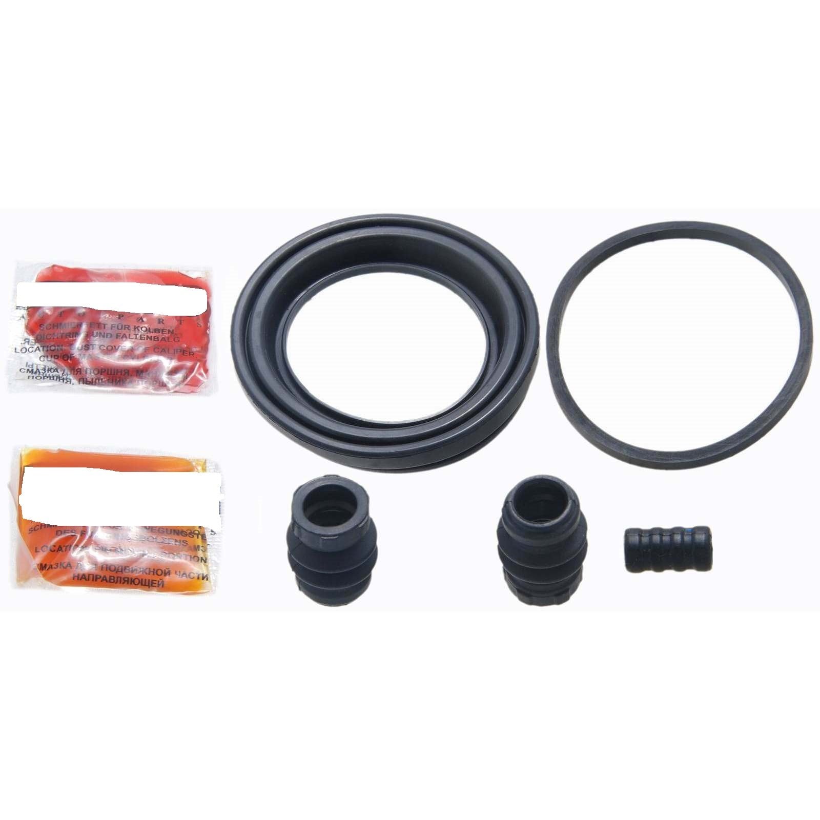 KIT REVISIONE PINZA FRENO ANTERIORE MITSUBISHI L200 KB4T (Pistone: 60 mm) - Autoricambi4x4