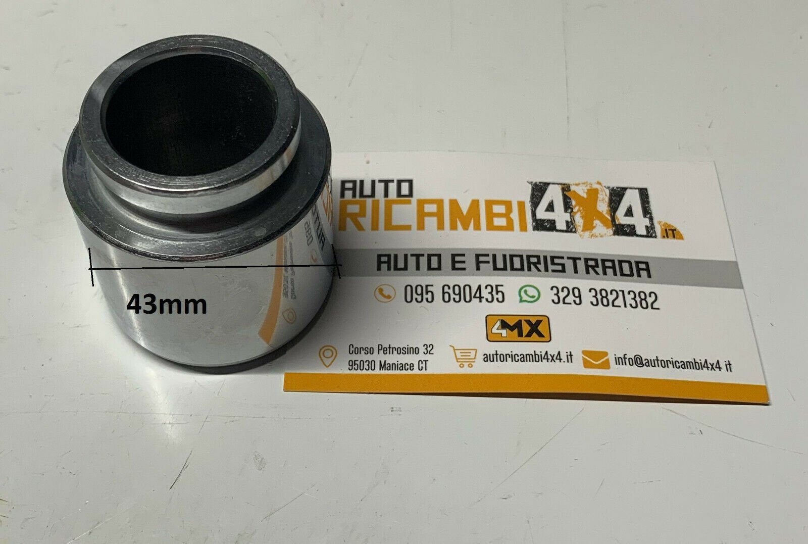 KIT REVISIONE PINZA FRENO ANTERIORE MITSUBISHI PAJERO II/ L200 (PISTONI: 43mm) - Autoricambi4x4