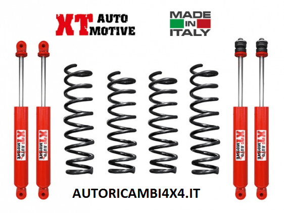 KIT RIALZO +4 CM COMPLETO PER SUZUKI JIMNY BENZINA - Autoricambi4x4