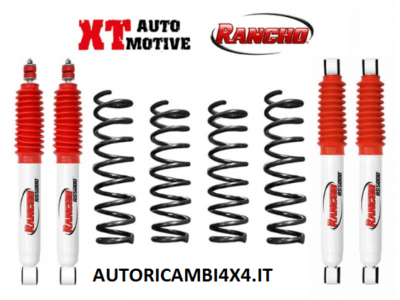KIT RIALZO +4 CM COMPLETO XT/RANCHO PER SUZUKI JIMNY DIESEL - Autoricambi4x4