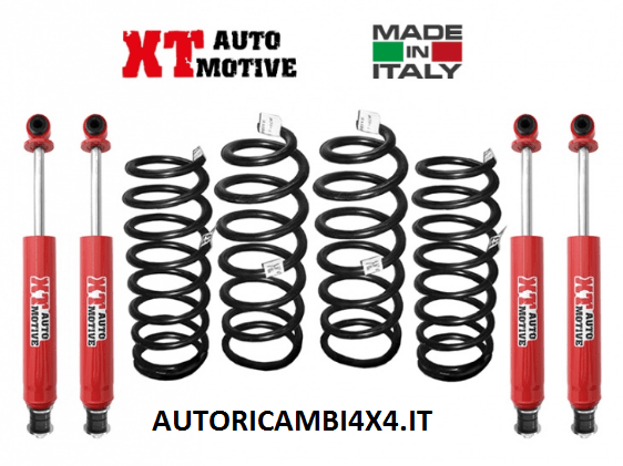 KIT RIALZO COMPLETO XT AUTOMOTIVE +10 CM PER TOYOTA LJ 70/LJ 73 - KZJ 70/KZJ 73 FARO QUADRO - Autoricambi4x4