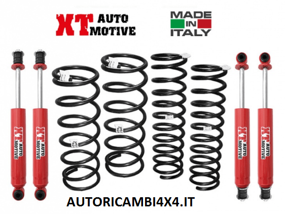 KIT RIALZO COMPLETO XT AUTOMOTIVE +4 CM PER MERCEDES G (PASSO CORTO) - Autoricambi4x4