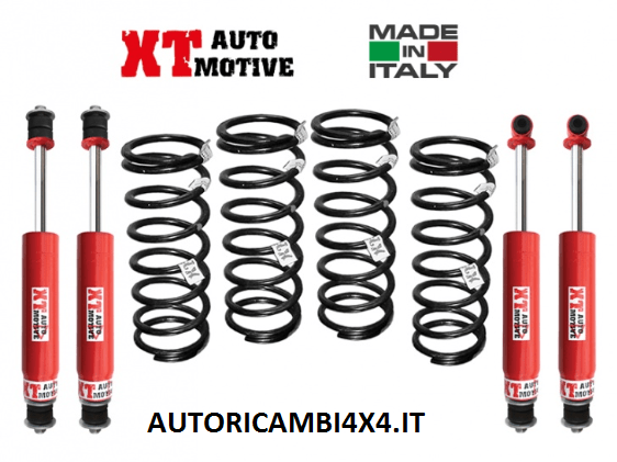 KIT RIALZO COMPLETO XT AUTOMOTIVE +4 CM/+5 CM RAID VERSION LAND ROVER DISCOVERY 200/300TDI - Autoricambi4x4