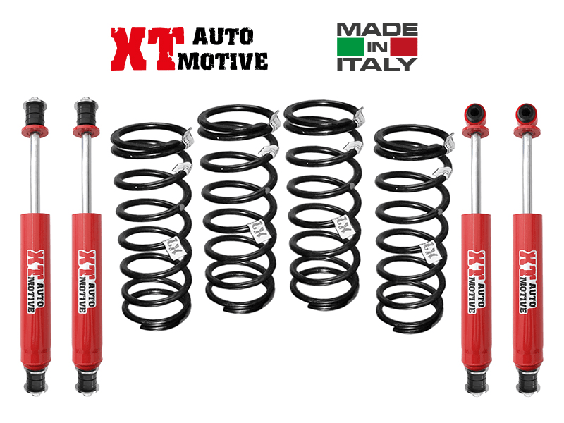 KIT RIALZO COMPLETO XT AUTOMOTIVE +4CM/+5CM PER LAND ROVER DEFENDER 110 - Autoricambi4x4