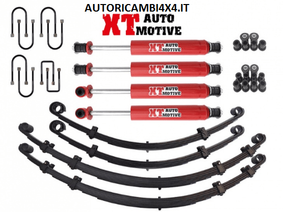 KIT RIALZO COMPLETO XT AUTOMOTIVE +5 CM PER NISSAN PATROL 3.3 - Autoricambi4x4