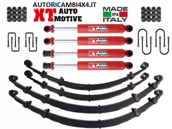 KIT RIALZO COMPLETO XT AUTOMOTIVE +5 CM PER TOYOTA BJ 70/BJ 71/BJ 73 - Autoricambi4x4