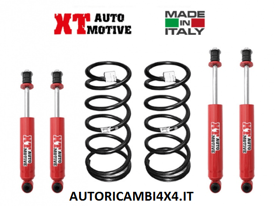 KIT RIALZO COMPLETO XT AUTOMOTIVE +6 CM PER MITSUBISHI PAJERO V20 DAL 1991 AL 2000 PASSO LUNGO 5 PORTE - Autoricambi4x4