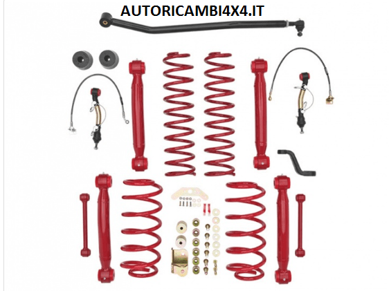 KIT RIALZO RANCHO +3,5" (8 CM) PER JEEP WRANGLER TJ (tutti gli anni e tutti i modelli) - Autoricambi4x4