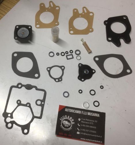 KIT RIPARAZIONE CARBURATORE PANDA/UNO 750/1000 FIRE Y10 WEBER 32TLF - Autoricambi4x4