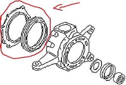 KIT RIPARAZIONE PARAOLIO FUSO A SNODO NISSAN PATROL GR Y60 - Autoricambi4x4