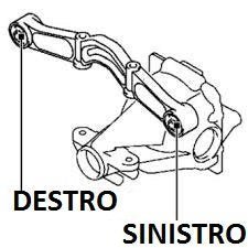 KIT SILENTBLOCK/SUPPORTI ASTA DIFFERENZIALE POSTERIORE DESTRO E SINISTRO MITSUBISHI PAJERO 2.5 - 3.2 3517A027=MR554075 - Autoricambi4x4