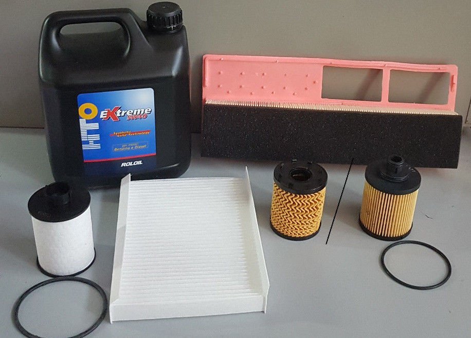 KIT TAGLIANDO + LITRI 4 ROLOIL 5W40 FIAT PUNTO 1.3 MULTIJET (Compatibilità: LANCIA) - Autoricambi4x4