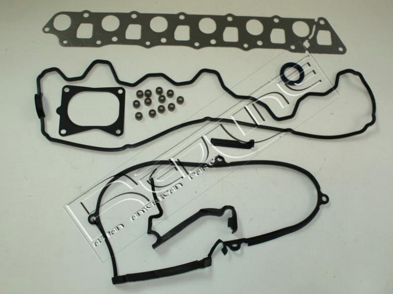 KIT TESTATA MOTORE COMPLETA CON PUNTERIE MECCANICHE/ SERIE GUARNIZIONI SMERIGLIO/ GUARNIZIONE TESTATA ORIGINALE/ BULLONI TESTATA NISSAN PATROL GR Y61 2.8 - Autoricambi4x4