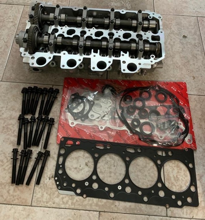 KIT TESTATA MOTORE COMPLETA/ SERIE GUARNIZIONI SMERIGLIO/ GUARNIZIONE TESTATA/ BULLONI TESTATA MITSUBISHI L200 2.5 DI - D DAL 2005 - Autoricambi4x4