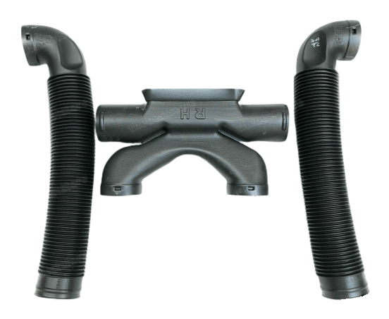 KIT TUBI ARIA RISCALDATORE VENTILATORE SUZUKI SAMURAI/ SJ413, SBRINATORE LATERALE (ORIGINALE) - Autoricambi4x4