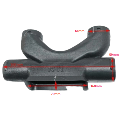 KIT TUBI ARIA RISCALDATORE VENTILATORE SUZUKI SAMURAI/ SJ413, SBRINATORE LATERALE (ORIGINALE) - Autoricambi4x4