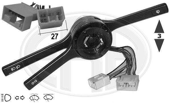 LEVA DEVIO GUIDA/ DEVIOLUCI FIAT PANDA (141_) - Autoricambi4x4