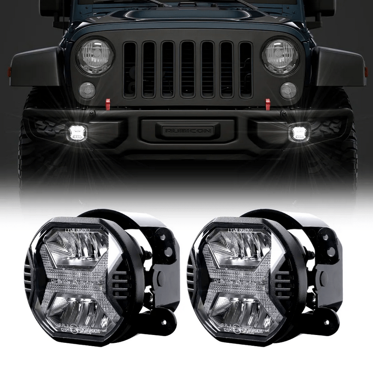 LUCI DI NEBBIA/ FENDINEBBIA A LED JEEP WRANGLER JK - Autoricambi4x4