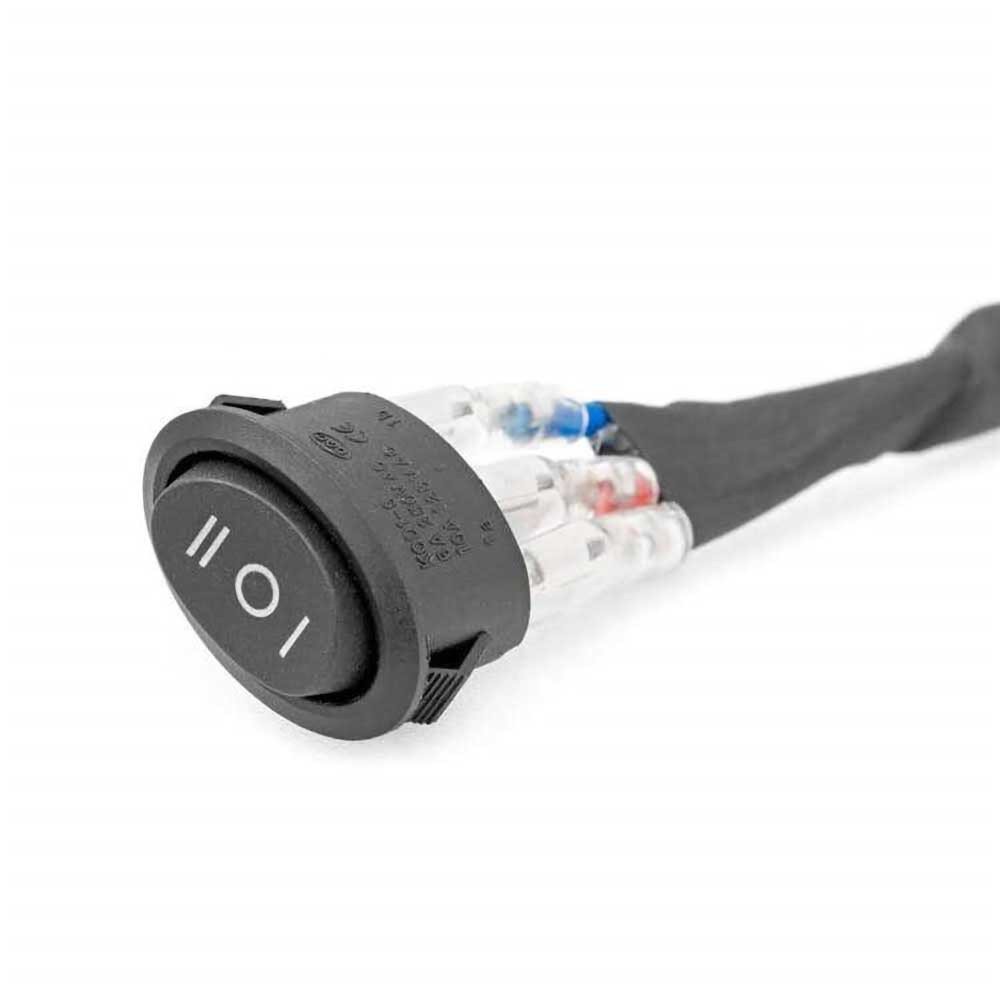 Luci LED 2" quadrate ambra DRL spot Rough Country Black Series - Autoricambi4x4