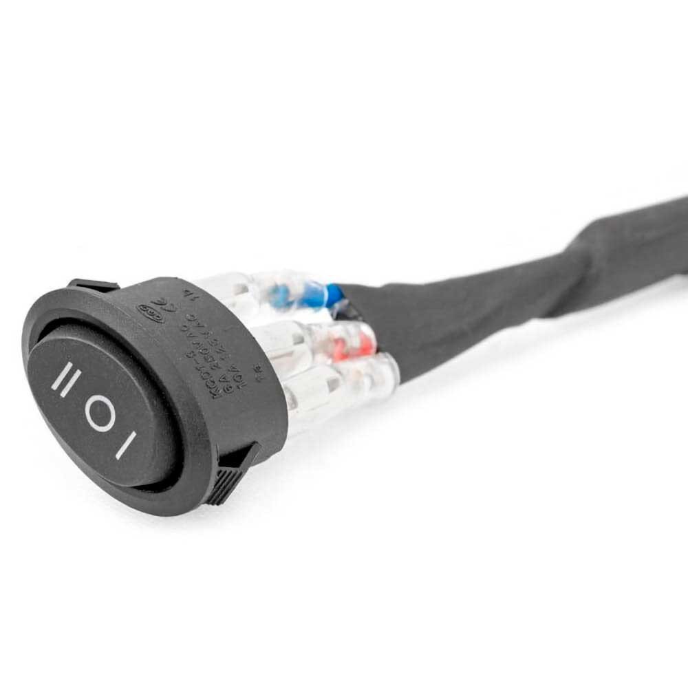 Luci LED 2" quadrate DRL bianche spot Rough Country Black Series - Autoricambi4x4