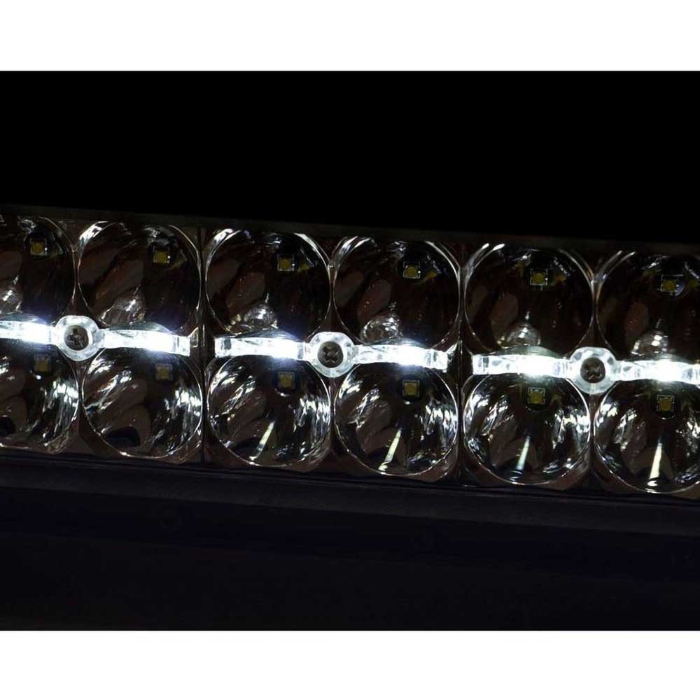 Luci LED 50" doppia fila DRL bianca spot/flood Rough Country Chrome Series - Autoricambi4x4