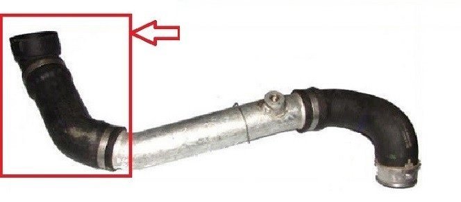 MANICOTTO/ TUBO TURBO INTERCOOLER BMW E83 X3 2.0 D - Autoricambi4x4