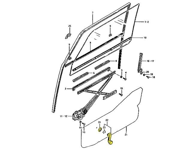 MANIGLIA ALZAVETRO IN METALLO SUZUKI SJ410/ SJ413/ SAMURAI/ SANTANA - Autoricambi4x4