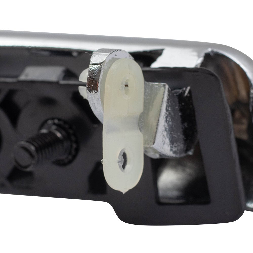 MANIGLIA ESTERNA CROMATA ANTERIORE DESTRA NISSAN KING CAB D21 DAL 1986 AL 1992 (2 PORTE) - Autoricambi4x4