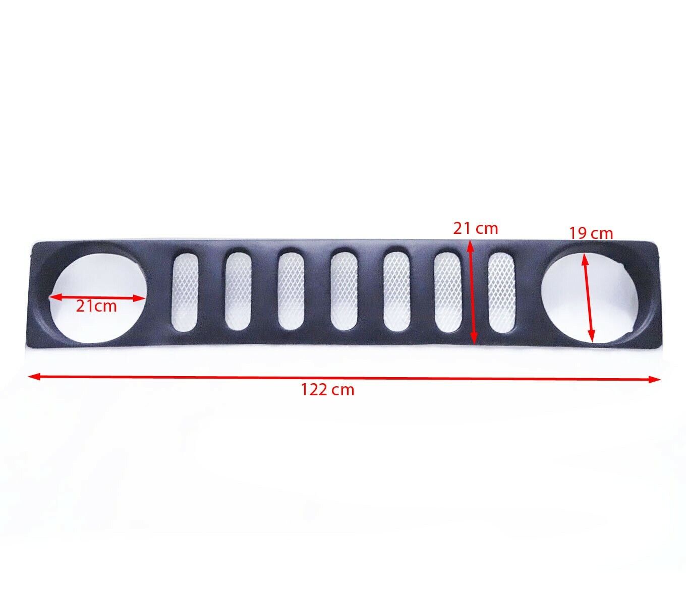 MASCHERINA COMPLETA DI GRIGLIA STILE HUMMER SUZUKI SJ410/ SJ413/ SAMURAI/ SANTANA - Autoricambi4x4