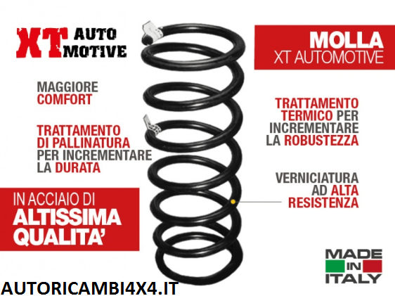 MOLLA +6CM NISSAN PATROL GR Y61 POSTERIORE - Autoricambi4x4