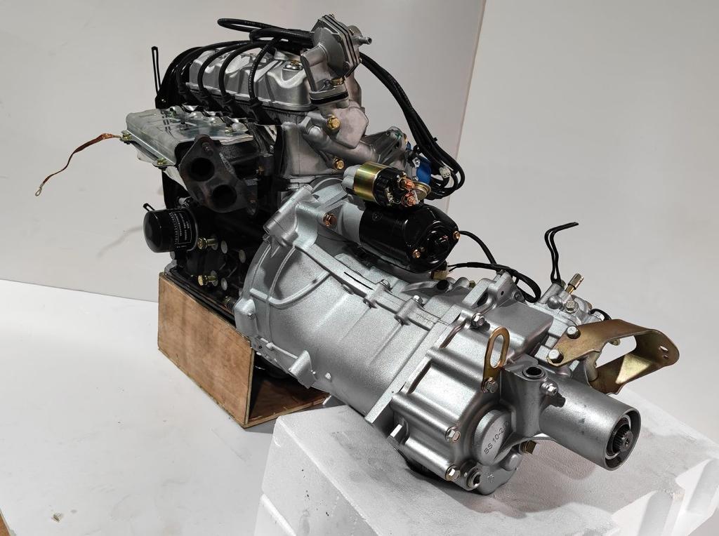 MOTORE COMPLETO CON CAMBIO SUZUKI SJ410/ SANTANA/ SAMURAI 1.0 (F10A) (MODELLO A CARBURATORE) - Autoricambi4x4