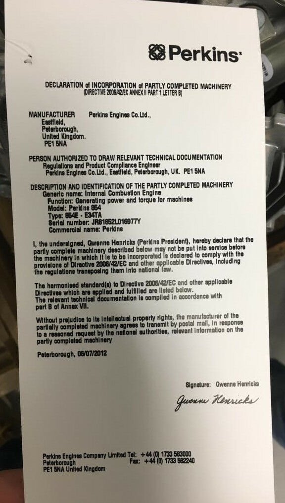 MOTORE NUOVO PERKINS 4 CILINDRI TURBO_ COMMORAIL CON CENTRALINA - Autoricambi4x4