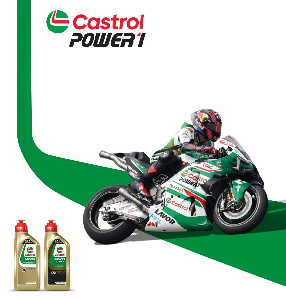 OLIO MISCELA 2 TEMPI CASTROL POWER 1 ULTIMATE - Autoricambi4x4