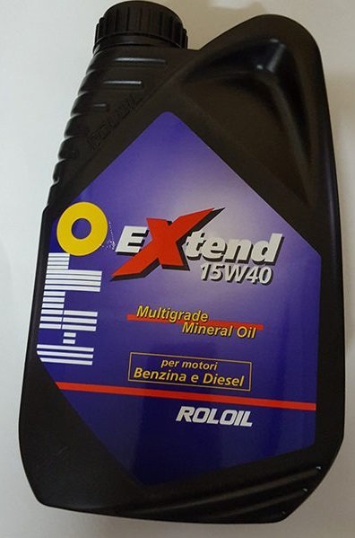 OLIO MOTORE ROLOIL EXTEND 15W40 lt.1 - Autoricambi4x4