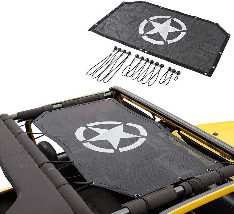 PARASOLE/ RETE SOLARE PER TETTO JEEP WRANGLER TJ - Autoricambi4x4