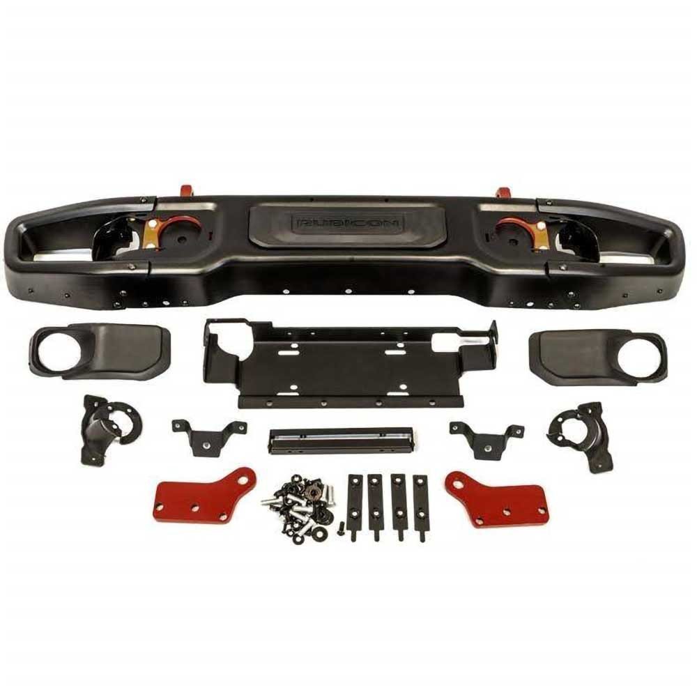 Paraurti anteriore in acciaio dritto con piastra verricello OFD - Autoricambi4x4