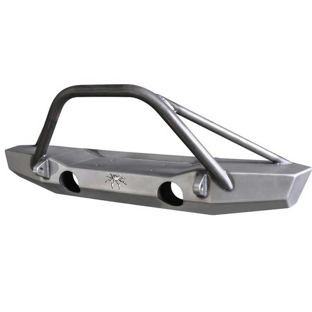 Paraurti anteriore in acciaio Poison Spyder Brawler Mid con Bull Bar - Autoricambi4x4