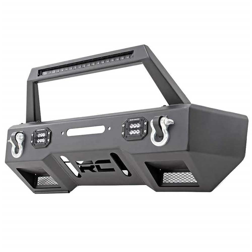 Paraurti anteriore in acciaio stubby Rough Country - Autoricambi4x4