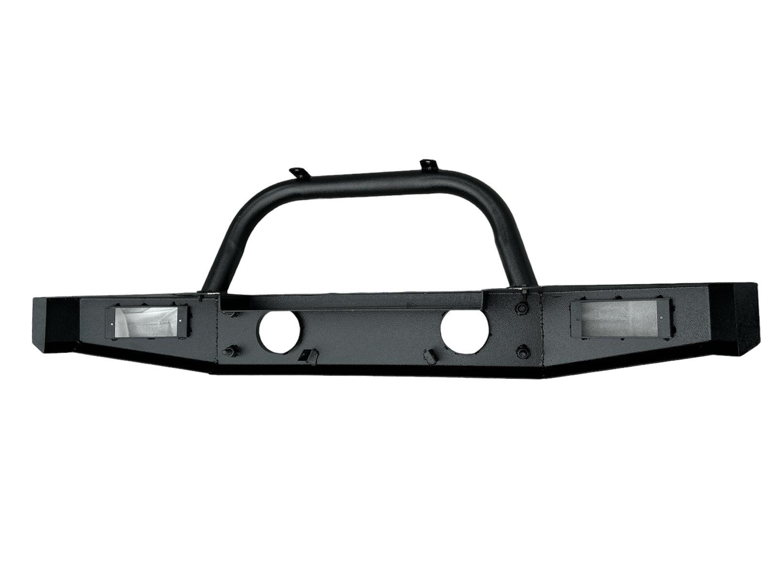 PARAURTI ANTERIORE USO GRAVOSO IN ACCIAIO CON PORTAVERRICELLO SUZUKI SJ413/ SJ410/ SAMURAI/ SANTANA - Autoricambi4x4