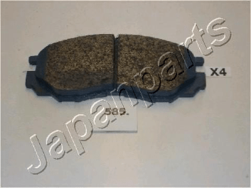 PASTIGLIE FRENO ANTERIORE MITSUBISHI L200 DAL 1996 AL 2007 - Autoricambi4x4