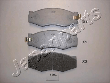 PASTIGLIE FRENO ANTERIORE NISSAN PICK UP (720 / D21) - Autoricambi4x4